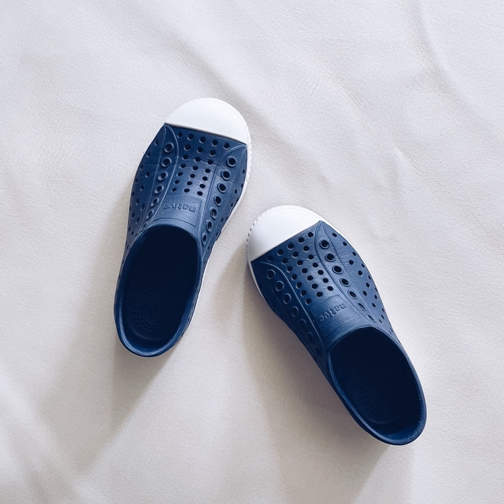 Native Shoes Jefferson Child - Regatta Blue/Shell White